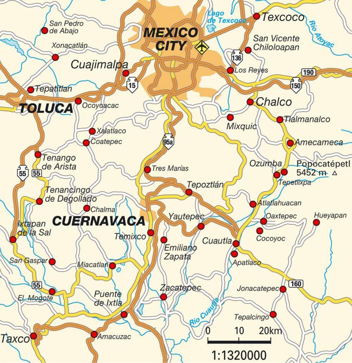 ciudad Mexico map