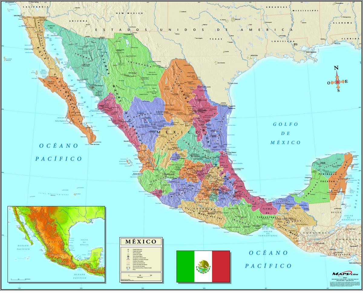 map of Mexico City zip code