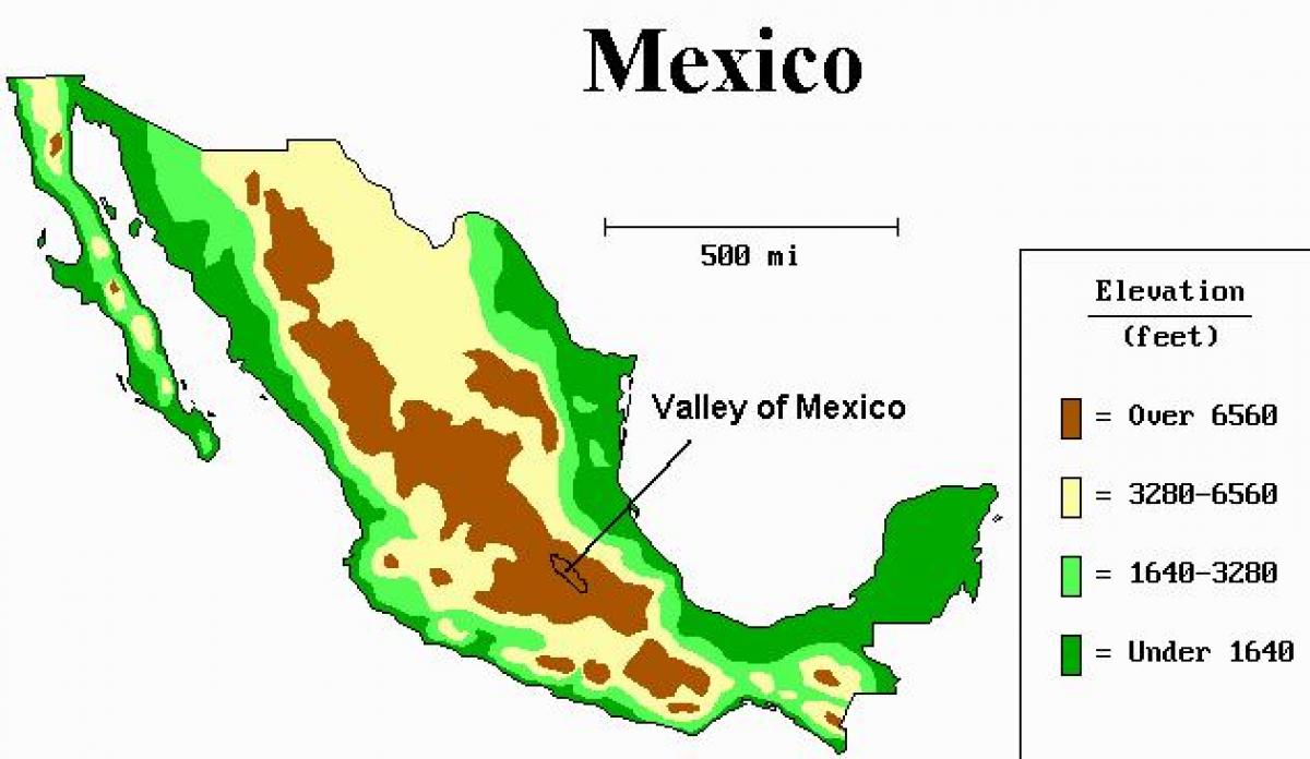 map of valley of Mexico