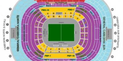 Estadio azteca seating map