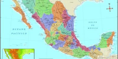 Map of Mexico City zip code