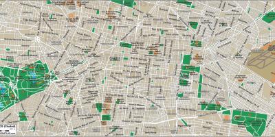 Mexico City street map