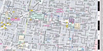 Map of streetwise Mexico City